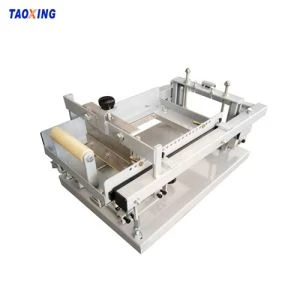 Máquina de impressão de tela de garrafa manual